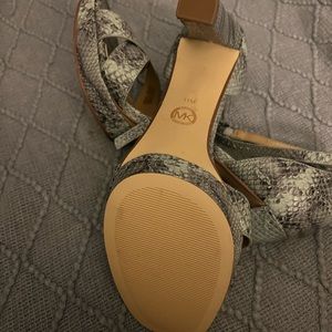 Michael Kors Leather Upper Heels